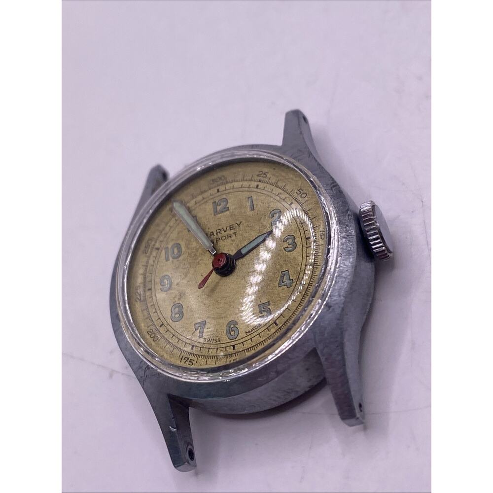 Harvey Sport Vintage Mens Mechancial Watch For Parts Repair